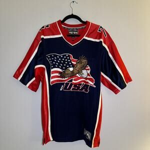 Vintage United States American Flag Jersery  steve